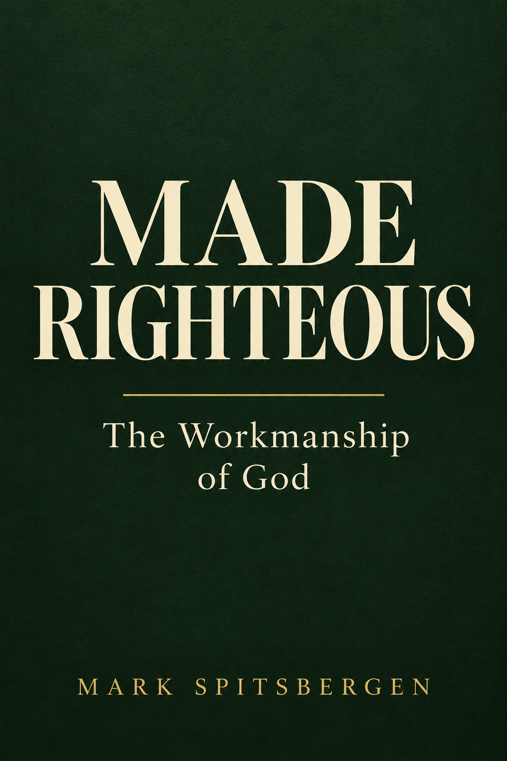 Made Righteous: The Workmanship of God book cover